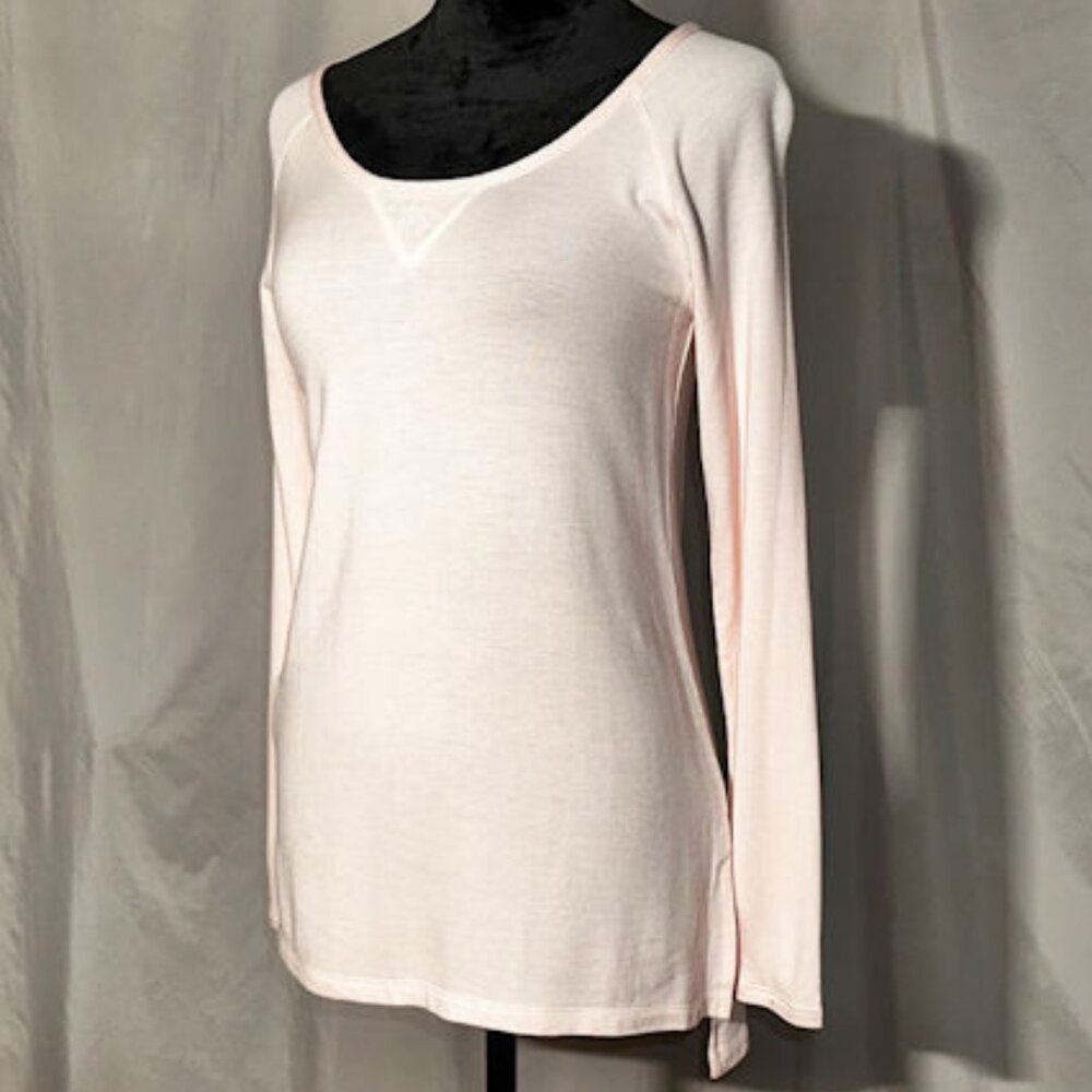 Old Navy Blush Pink Long Scoop Neck Sweater, Size XS